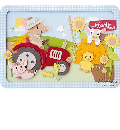 Marianne Design Collectable, Tractor by Marleen COL1571