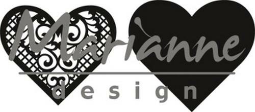 Marianne Design Craftable lace heart CR1428