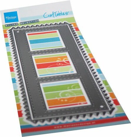 Marianne Design Craftable Slimline 3 vierkanten CR1585 