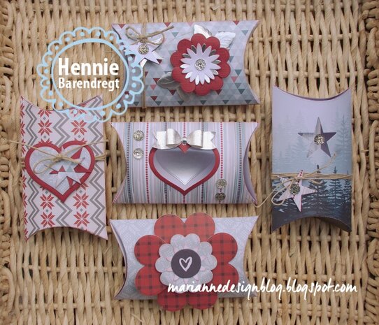 Marianne Design Craftable pillow box CR1386