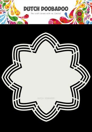 Dutch Doobadoo Dutch Shape Art Octo Flower Afmeting 21x21. Nummer 470.713.177