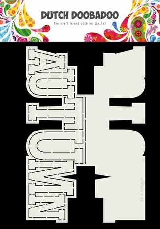 Dutch Doobadoo Card Art Autumn tekst (Eng) A4