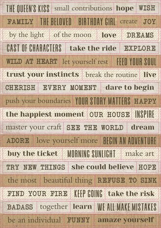 Dutch Doobadoo Dutch Sticker Art A5 Tekst 