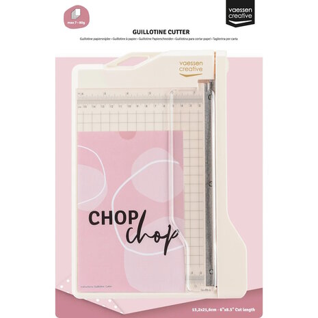 Vaessen Creative &bull; Guillotine Papiersnijder 21,6x15,2cm Offwhite 2137-038