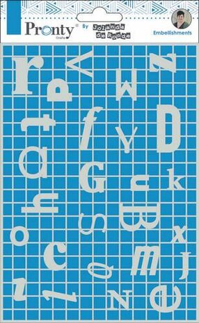 Pronty Chipboard Letters Frame A5 492.010.009 by Jolanda