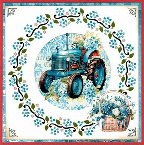 3D Pushout Sheet - Berries Beauties - Blue Meadow - Transport