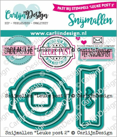 CarlijnDesign snijmallen Leuke post 2&nbsp;CDSN-0262