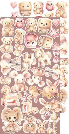 Craft O Clock Extras Set Mix 15x30 cm Girl &amp; Curl CC-C65-GC-13