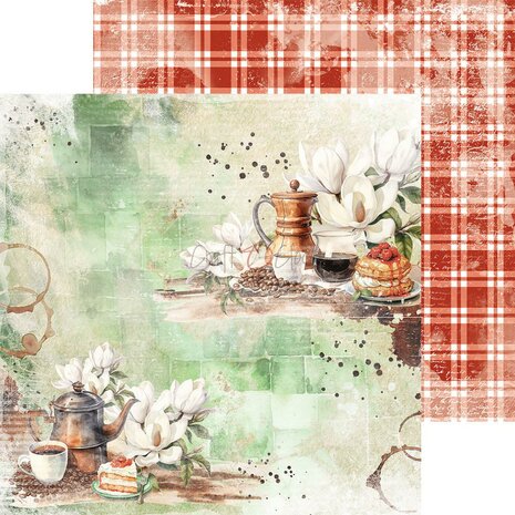 Craft O Clock Set of Mix Papers 20x20 cm Kitchen Mode CC-F32-KM-09