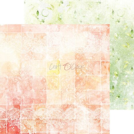 Craft O Clock Set of Mix Papers 20x20 cm Kitchen Mode CC-F32-KM-09