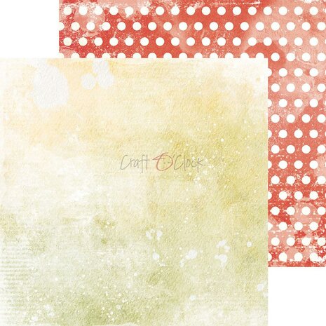 Craft O Clock Set of Mix Papers 20x20 cm Kitchen Mode CC-F32-KM-09