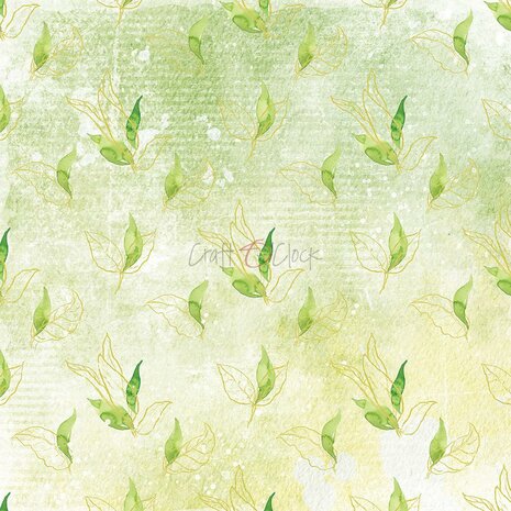Craft O Clock Set of Mix Papers 20x20 cm Kitchen Mode CC-F32-KM-09