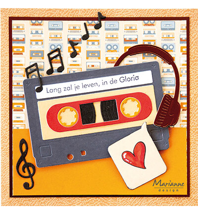 Marianne Design Clear Stamp Falderie Faldera CS1173