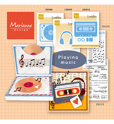 Marianne Design Clear Stamp Musical notes CS1175&nbsp;