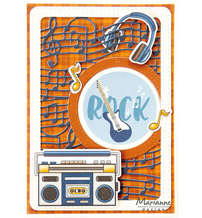 Marianne Design Die Cuts Making music VK9628