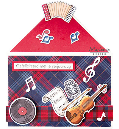 Marianne Design Die Cuts Making music VK9628