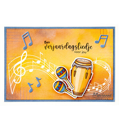 Marianne Design Die Cuts Making music VK9628