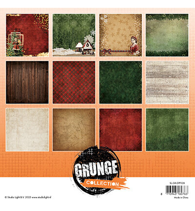 Studio Light Designer Paper Pad Paper elements Grunge Collection nr.327&nbsp;SL-GR-DPP328