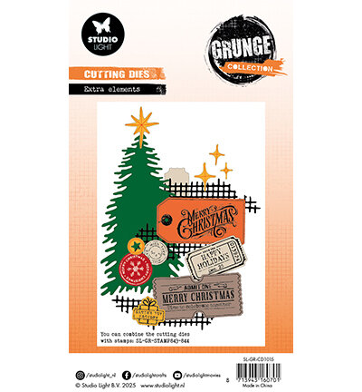 Studio Light Cutting Die Extra elements Grunge Collection nr.1015&nbsp;SL-GR-CD1015