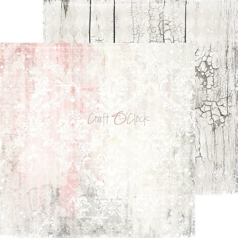 Craft O Clock Basic Paper Pack 20x20 cm Rose Emotions 250 grs 4x6 designs CC-C73-RE-08