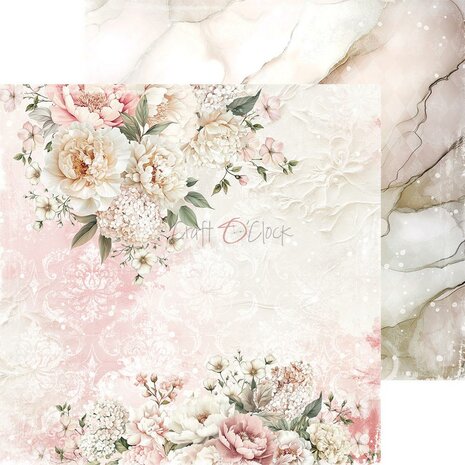Craft O Clock Set of Papers 15x15 cm Rose Emotions 250 grs 4x6 designs CC-C73-RE-10