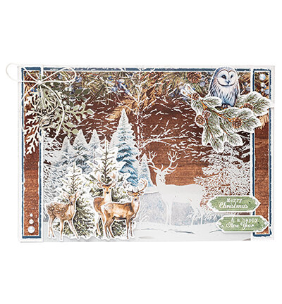 Studio Light Die-cut Paper Pad Winter wonderland Essentials nr.335 SL-ES-DCPP335