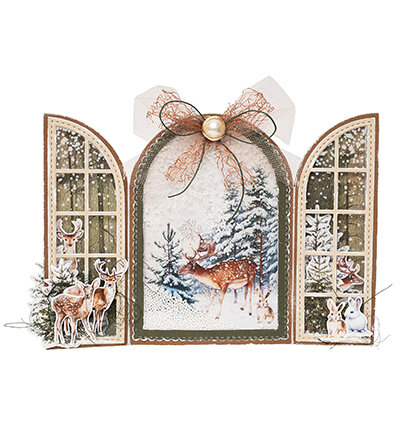 Studio Light Die-cut Paper Pad Winter wonderland Essentials nr.335 SL-ES-DCPP335