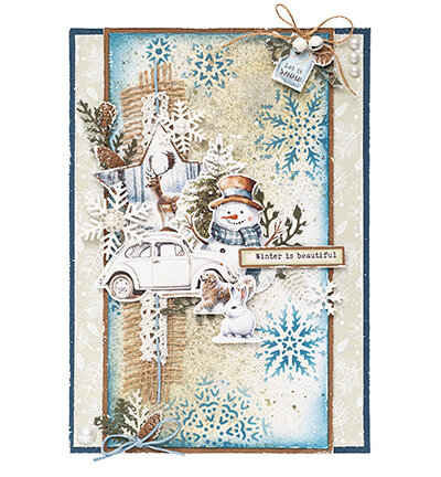 Studio Light Die-cut Paper Pad Winter wonderland Essentials nr.335 SL-ES-DCPP335