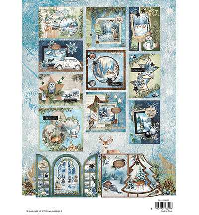 Studio Light Card Making Pad Winter wonderland Essentials nr.20 SL-ES-CMP20
