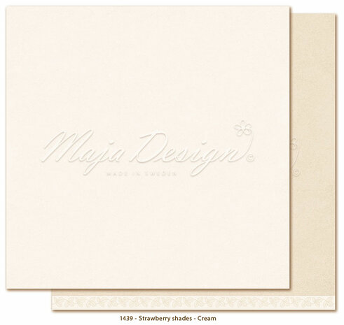 Maja Design Mono - Strawberry - Cream 30,5x30,5 cm