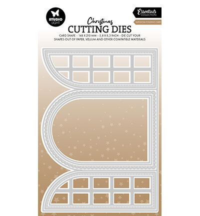 Studio Light Cutting Die Window folding card Essentials nr.1019 SL-ES-CD1019
