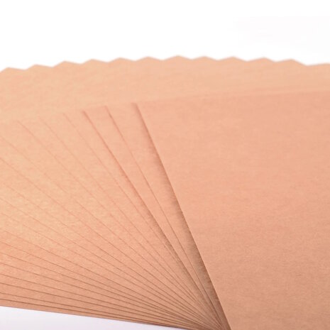Florence &bull; Cardstock Papier 216g Glad 30,5x30,5cm Kraft Donker