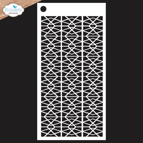 The &#039;Journal Stencils 7&#039; stencil set is part of the Mr. &amp; Mrs. Collection from Art Journal Specials. Including a 