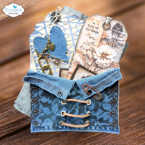 The &#039;Journal Stencils 7&#039; stencil set is part of the Mr. &amp; Mrs. Collection from Art Journal Specials. Including a 