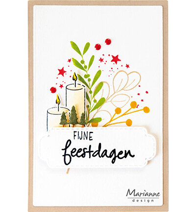 Marianne Design Clear Stamp Silhouette Art - Eucalyptus twig CS1181