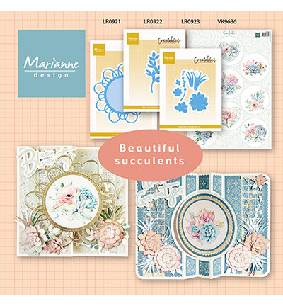 Marianne Design Creatable Succulent set LR0923