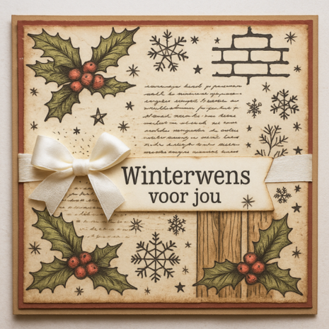 Card Deco Essentials - Clear Stamps - Backgrounds - A5 CDECS158