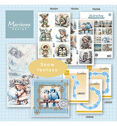 Marianne Design Knipvel Cosy Winter - by Fairybells FB2504