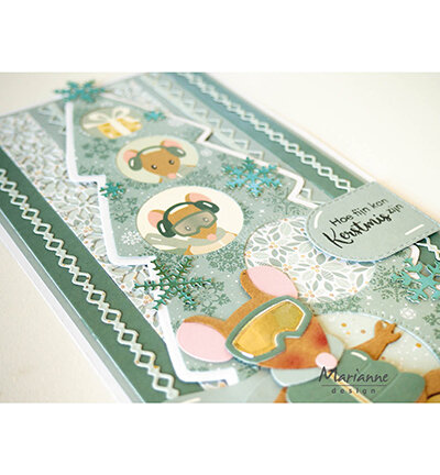 Marianne Deisign Creatable Nordic Winter strips LR0920