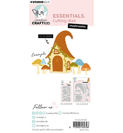 Studio Light Cutting Die Mushrooms Essentials nr. 1045&nbsp;CCL-ES-CD1045
