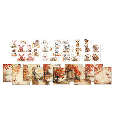 Studio Light Collage Paper Pad Fall in love Essentials nr. 381 CCL-ES-CPP381