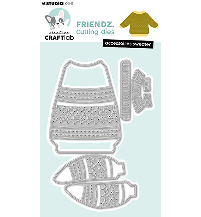 Studio Light Cutting Die Sweater Friendz nr.988 CCL-FR-CD988