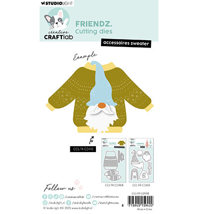 Studio Light Cutting Die Sweater Friendz nr.988 CCL-FR-CD988