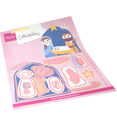 Marianne Design Collectable, Nativity set by Marleen COL1576