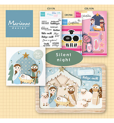 Marianne Design Collectable, Nativity set by Marleen COL1576