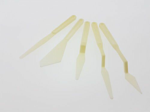 Spatels plastic - set 5 stuks
