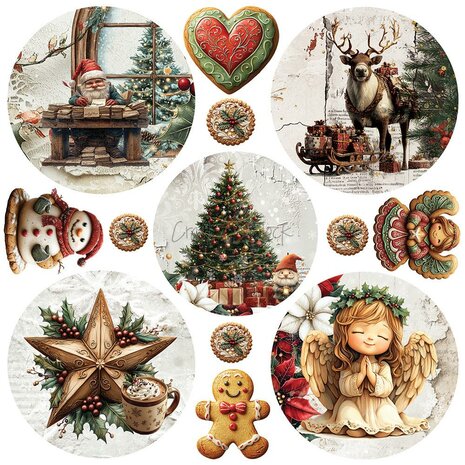 Craft O Clock Paper Pack 20x20 cm Oh Christmas Night&nbsp;CC-F41-OCN-07
