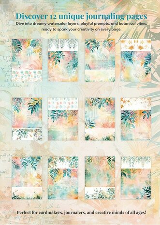 Dear Paper - A Card and Art Journaling Serie - Backgrounds - Giraffe DPAJBG10001