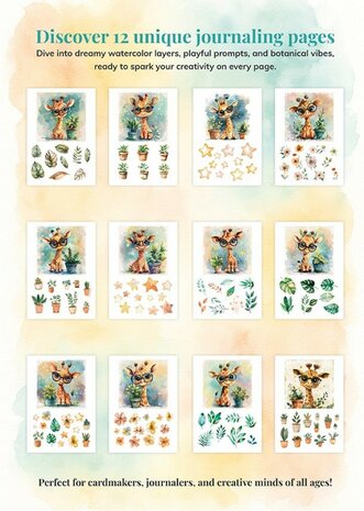 Dear Paper - A Card and Art Journaling Serie - Photos - Giraffe DPAJP10001