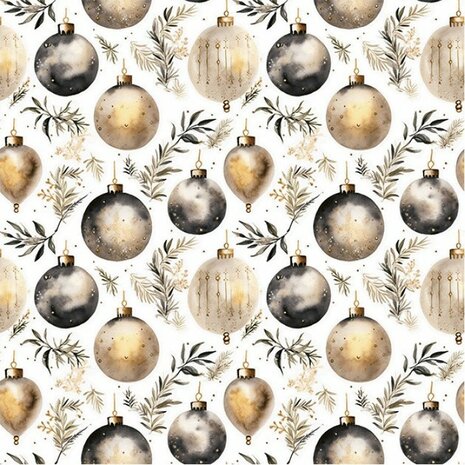 Paperpack - Berries Beauties - Golden Whisper 20 x 20 cm BBPP10026